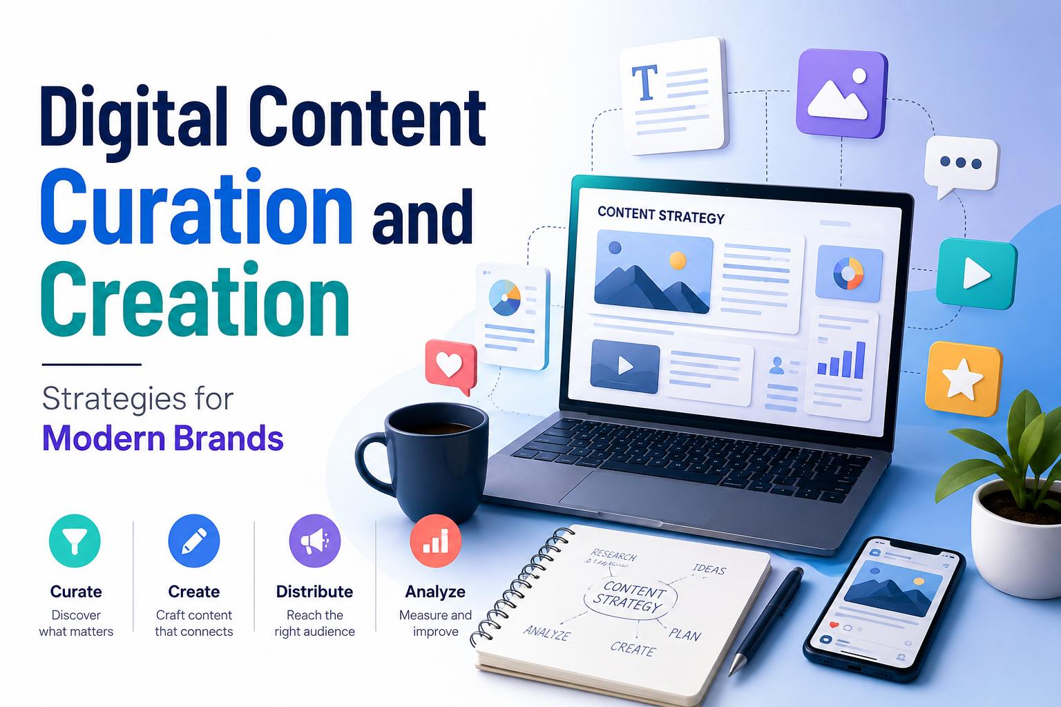 Digital Content Curation and Creation