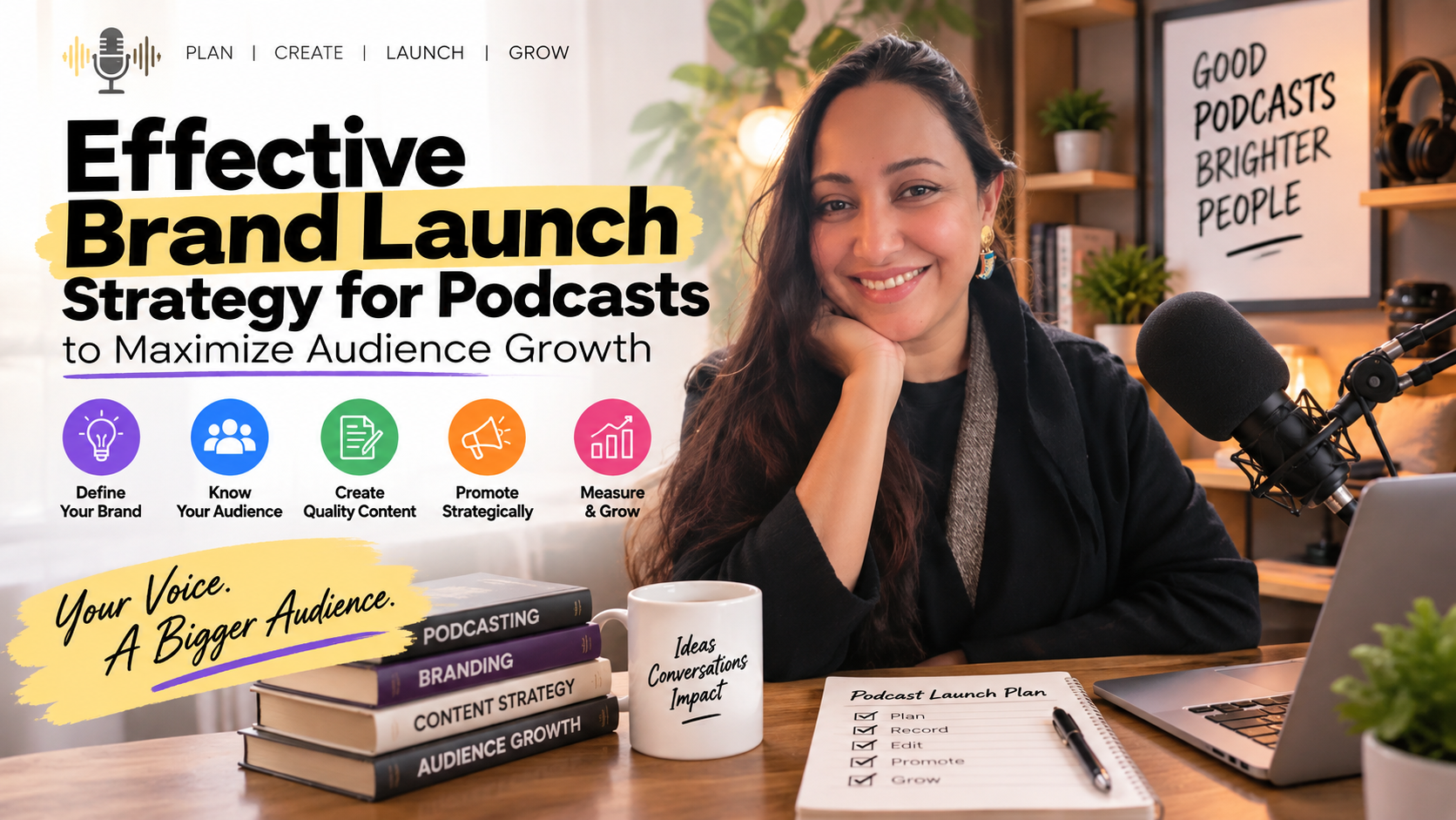 Brand Launch Strategy For Podcasts